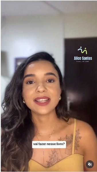 Capa do reel com reflexões sobre psicologia